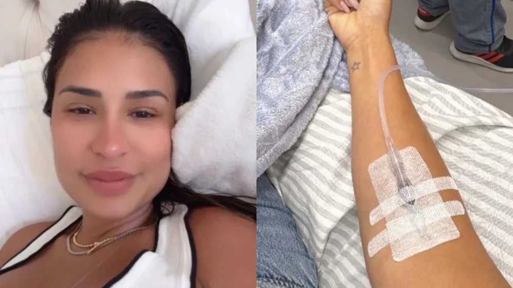Simone Mendes é hospitalizada com sintomas de gastroenterite; filho também foi diagnosticado