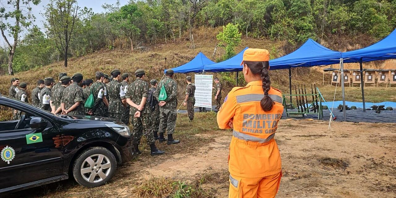 Presença dos bombeiros reforça segurança em treinamento do Tiro de Guerra
