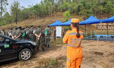 Presença dos bombeiros reforça segurança em treinamento do Tiro de Guerra