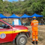 Bombeiros prestam apoio preventivo durante instrução militar no TG 04-030 em Formiga