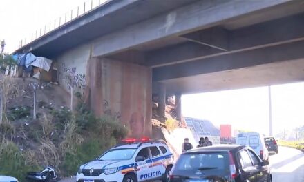 Jovem de 25 anos fica ferido após perder o controle da direção e cair de viaduto em BH