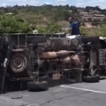 Acidente em Juatuba-MG interdita BR-262, nesta sexta-feira (26)