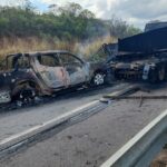 Bombeiros divulgam mais informações sobre colisão fatal entre caminhão e carreta na BR-354, próximo à Formiga