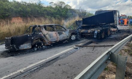 Bombeiros divulgam mais informações sobre colisão fatal entre caminhão e carreta na BR-354, próximo à Formiga