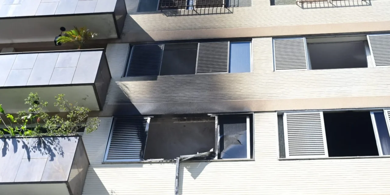 BH: idoso de 83 anos morre após incêndio em apartamento no bairro Gutierrez