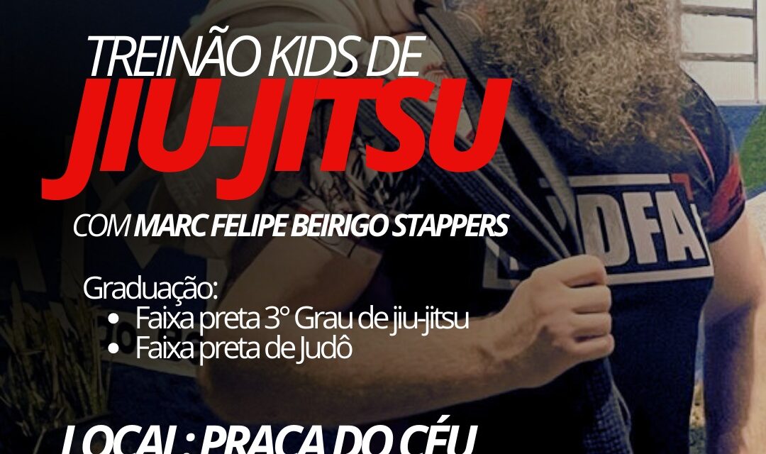Treinão Kids de Jiu-Jítsu celebra o Dia das Crianças com integração Brasil-Holanda em Formiga