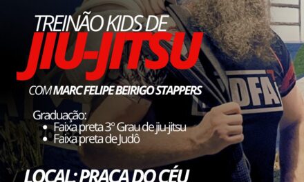 Treinão Kids de Jiu-Jítsu celebra o Dia das Crianças com integração Brasil-Holanda em Formiga