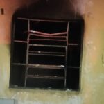Casa abandonada pega fogo durante a madrugada em Lagoa da Prata