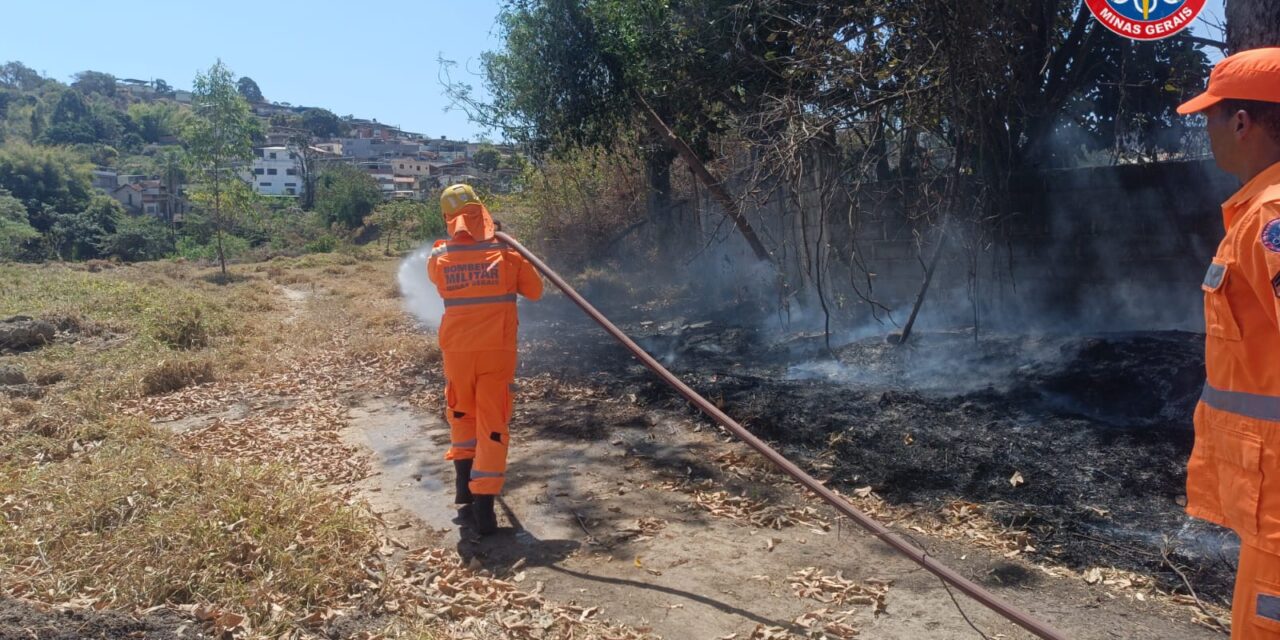 Incêndio destrói vegetação e expõe riscos do descarte irregular em Formiga