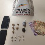 Suspeito de tráfico é preso com drogas e dinheiro em Formiga (MG)