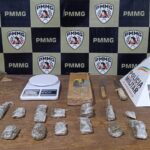 Dois são presos por tráfico de drogas no bairro Calcita, em Arcos