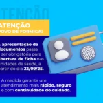 Abertura de fichas na saúde de Formiga ficará mais rápida com documentos obrigatórios