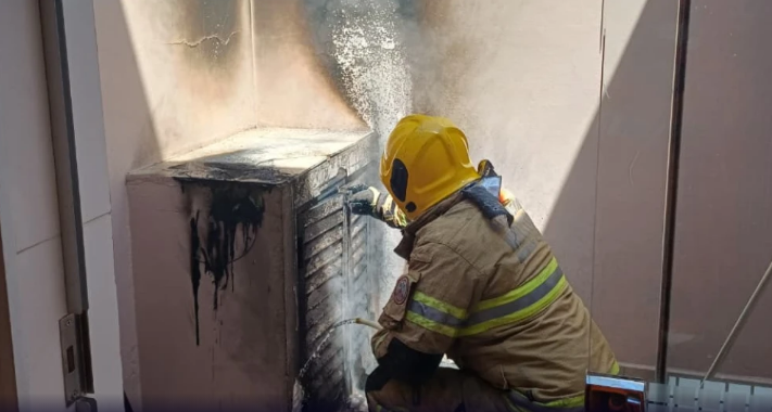Risco de explosão é controlado por Bombeiros e Guarda Municipal em imóvel de São Sebastião do Paraíso