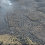 Incêndio destrói 27 hectares no Parque Estadual da Lapa Grande, em Montes Claros