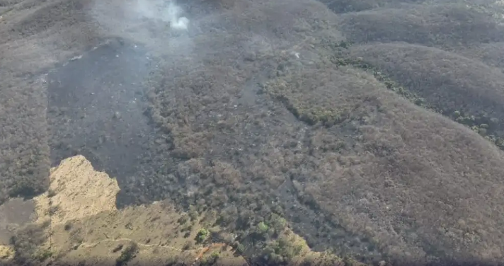 Incêndio destrói 27 hectares no Parque Estadual da Lapa Grande, em Montes Claros