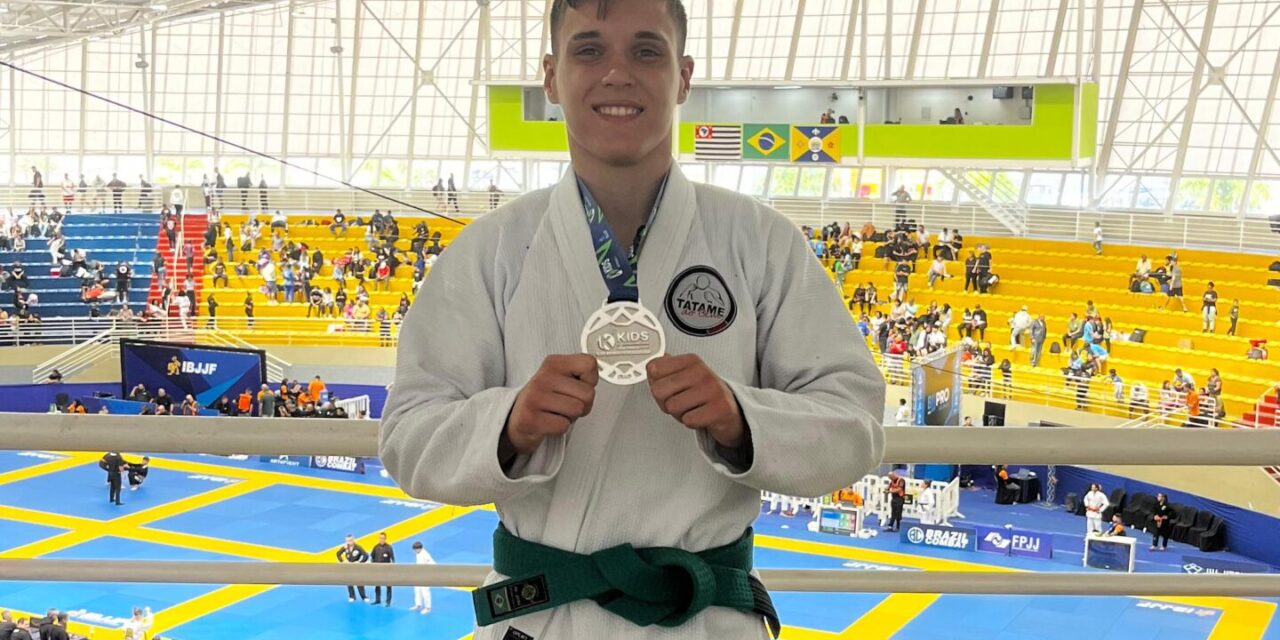 Atleta do Tatame do Bem é vice-campeão no Internacional Kids de Jiu-Jítsu