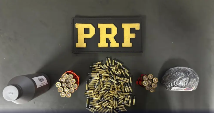 Homem é flagrado com 161 munições em fiscalização da PRF em Minas
