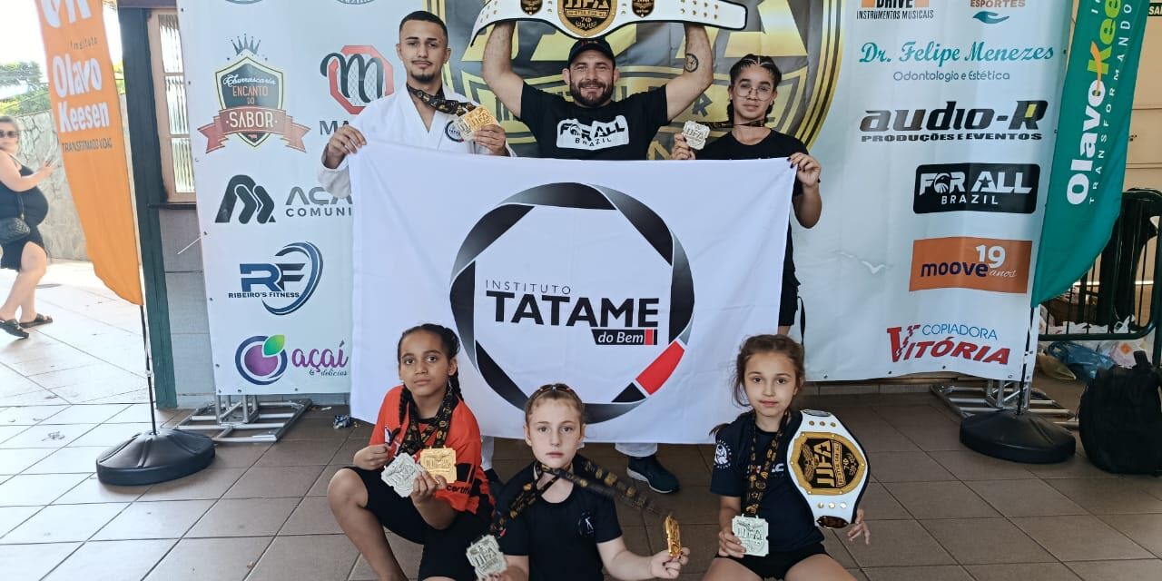 Atletas do Tatame do Bem conquistam 8 medalhas e dois cinturões em Belo Horizonte