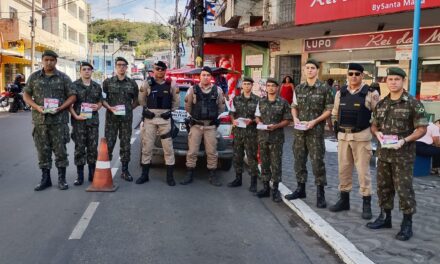 PM, CONSEP, Prefeitura e Tiro de Guerra realizam blitz educativa em Formiga