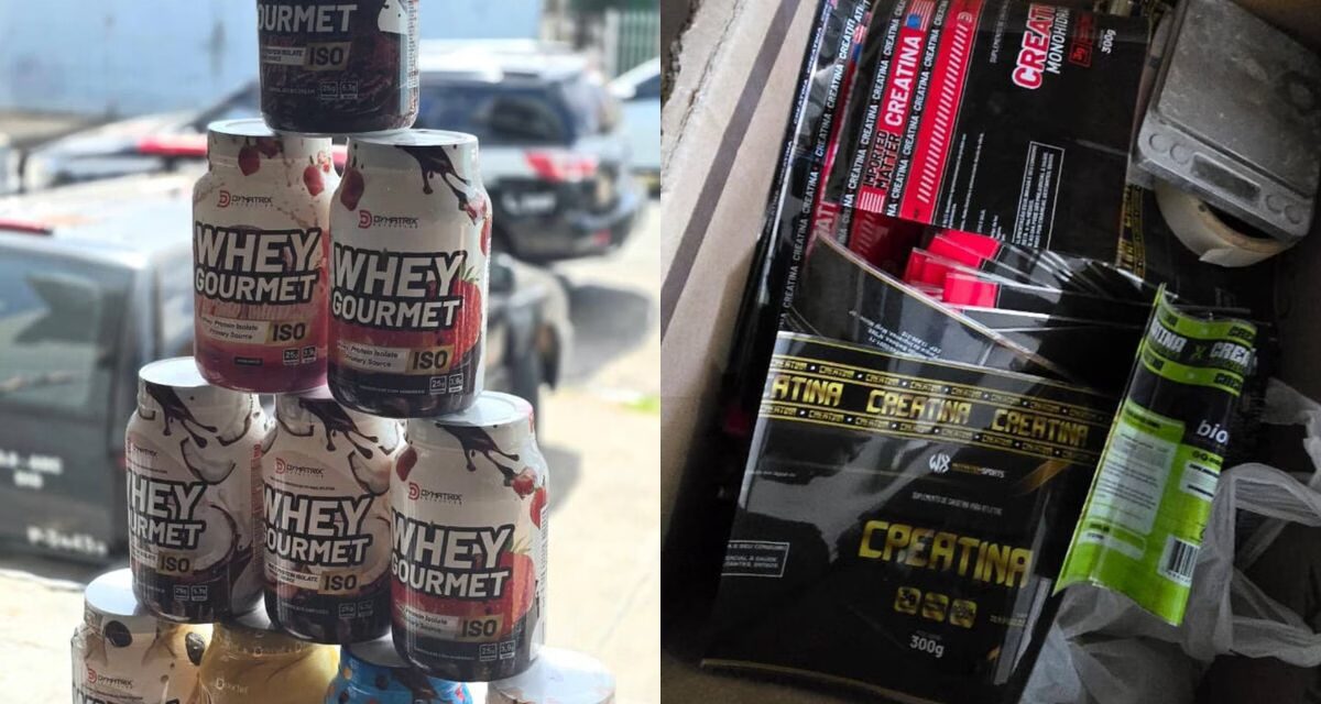 Polícia descobre esquema de venda de whey e creatina falsificados em Americana-SP