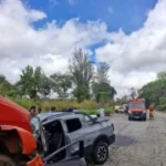 Colisão frontal entre caminhonete e caminhão deixa dois mortos na MG-423, em Conceição do Pará