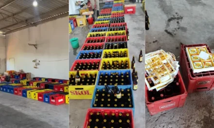 PM apreende mais de 3 mil garrafas de cerveja adulterada em galpão de Betim