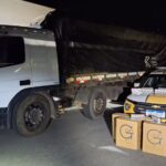 Polícia apreende 285 mil maços de cigarro contrabandeado na BR-494, em Carmo da Mata