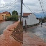 Temporal com granizo causa estragos em Delfinópolis
