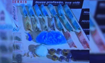 PM prende suspeito de tráfico de drogas em Santo Antônio do Monte