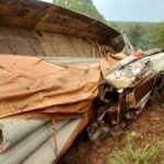 Acidente com carreta deixa motorista morto na BR-354, próximo ao aeroporto de Formiga