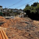 Prefeitura de Formiga executa obra emergencial de contenção e drenagem no bairro Novo Horizonte