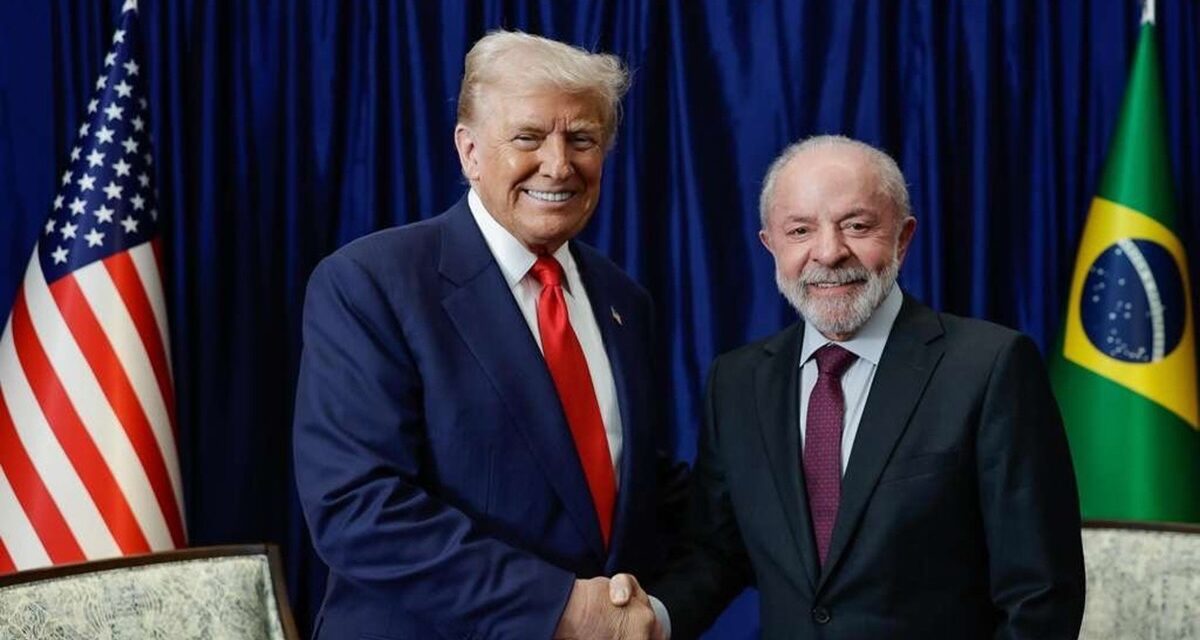 Ao lado de Trump, Lula afirma que “não há nenhuma razão” para desavença entre Brasil e EUA