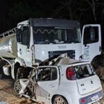 Cinco pessoas morrem após batida frontal entre carro e caminhão no Norte de Minas