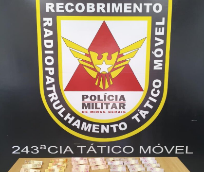 Polícia Militar apreende entorpecentes e detém suspeito de tráfico em Minas Gerais