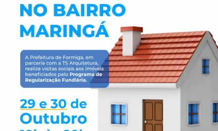 Visitas do Programa de Regularização Fundiária no Maringá se encerram nesta quinta-feira (30)