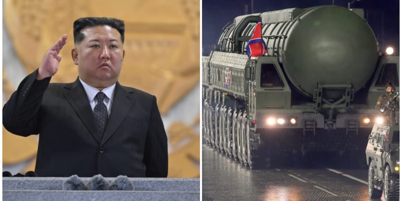 Kim Jong-un exibe tanques, drones e mísseis e ameaça aniquilar inimigos em festa do Partido Comunista