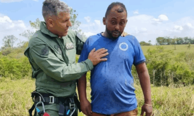 Helicóptero da Polícia Civil localiza homem desaparecido na região de Arcos