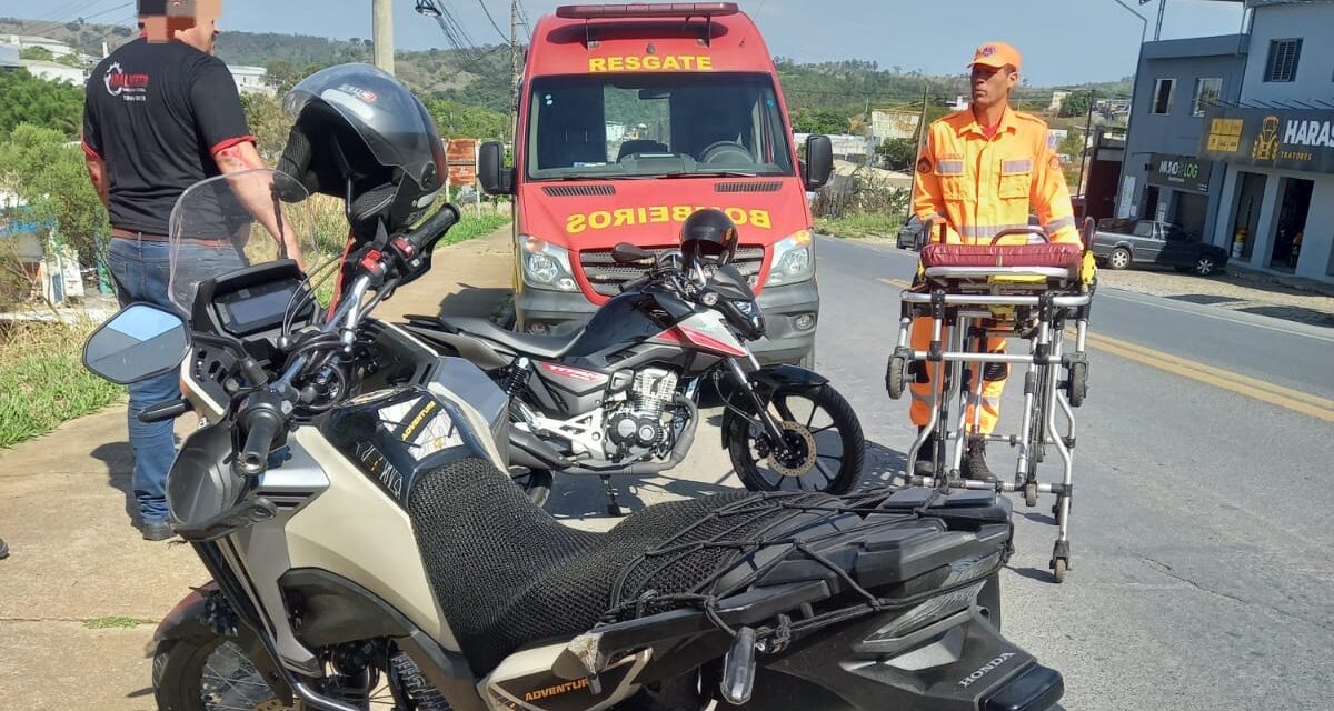Motociclista é arrastado por 15 metros e motorista foge sem prestar socorro em Formiga