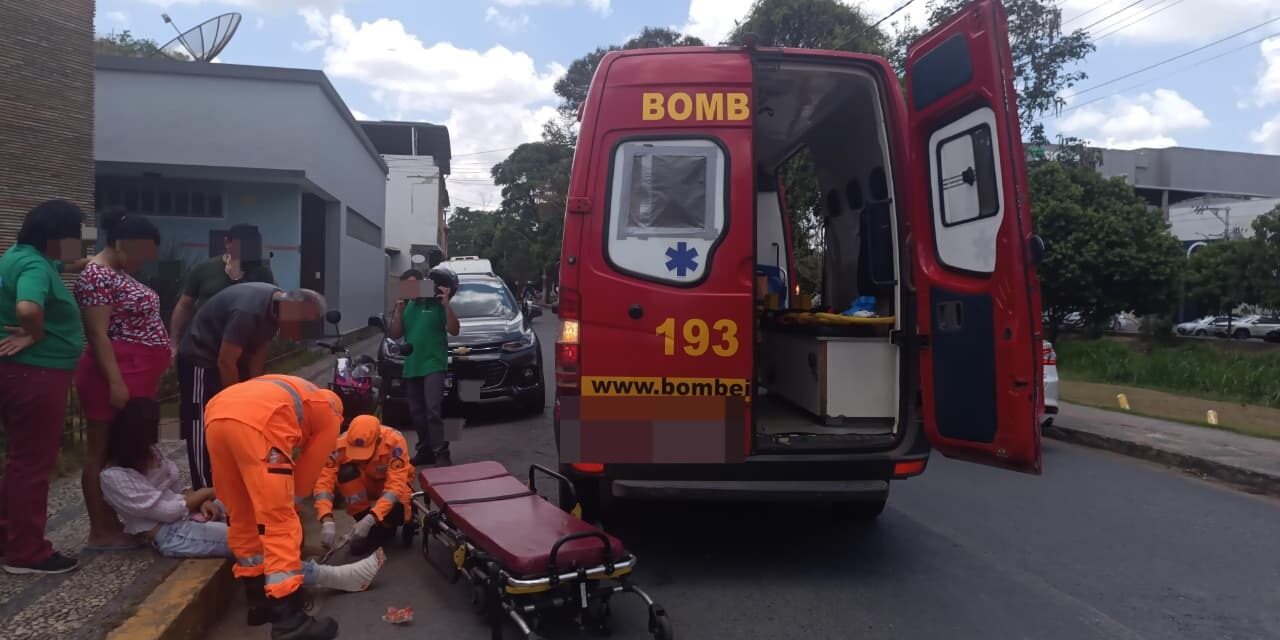 Mulher de 27 anos fica ferida em acidente com bicicleta elétrica em Formiga