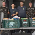 TG 04-030 doa mais de 150 kg de alimentos ao Banco Municipal de Alimentos de Formiga