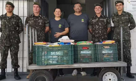 TG 04-030 doa mais de 150 kg de alimentos ao Banco Municipal de Alimentos de Formiga