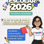 Formiga está entre os municípios com inscrições abertas para o SUCEM 2026
