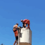 Trabalhador cai em caixa d’água de 7 metros e é resgatado pelos Bombeiros em MG