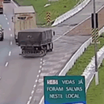 Motorista evita tragédia na BR-376 ao utilizar área de escape após pane nos freios
