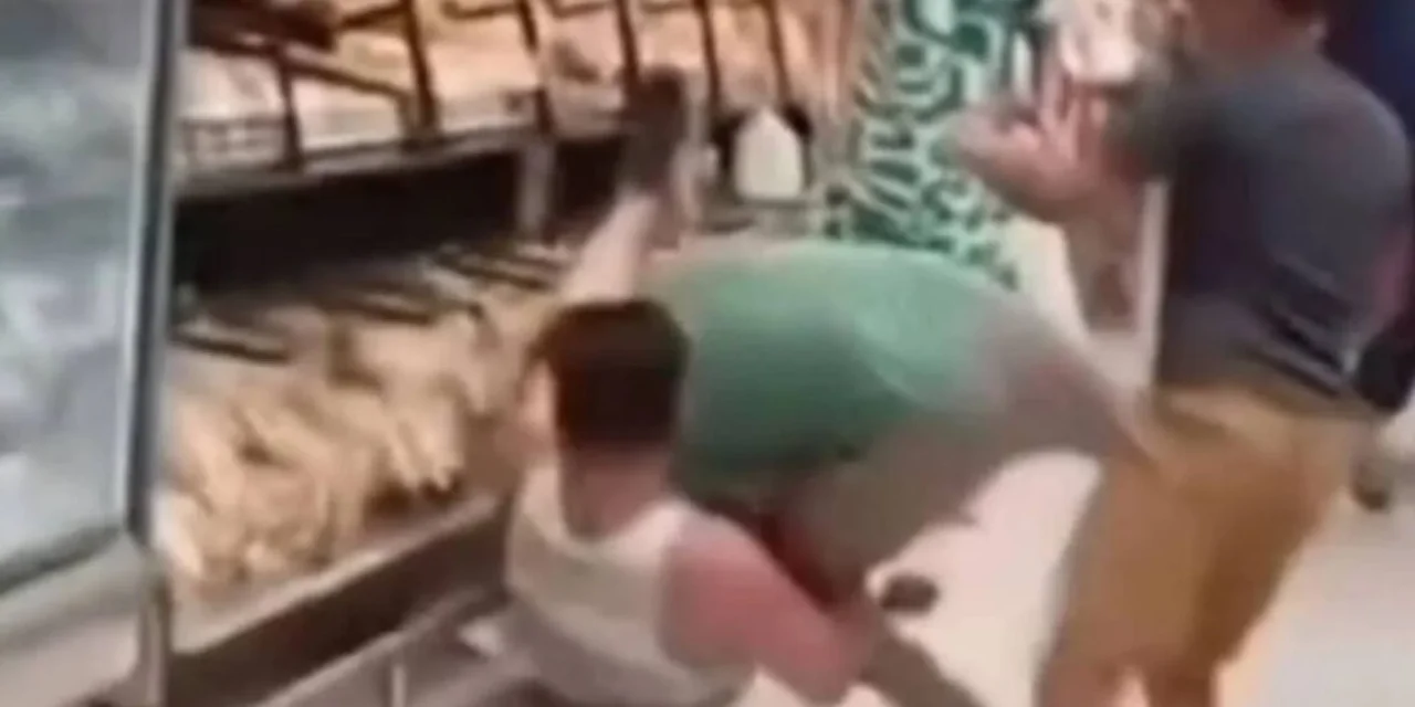 Briga por pegador de pão termina em confusão em padaria de supermercado em Aparecida de Goiânia
