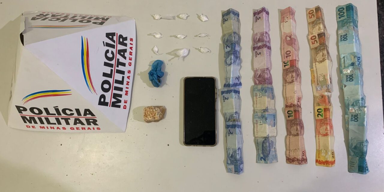 Homem é preso por tráfico de drogas no bairro Bom Jesus, em Itapecerica-MG