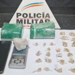 Casal é preso com grande quantidade de drogas no bairro Novo Horizonte, em Formiga-MG