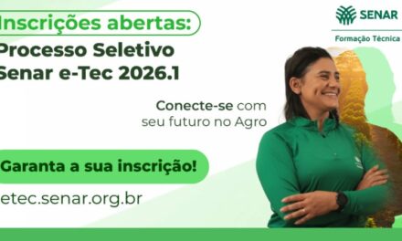 Senar abre inscrições para cursos técnicos  