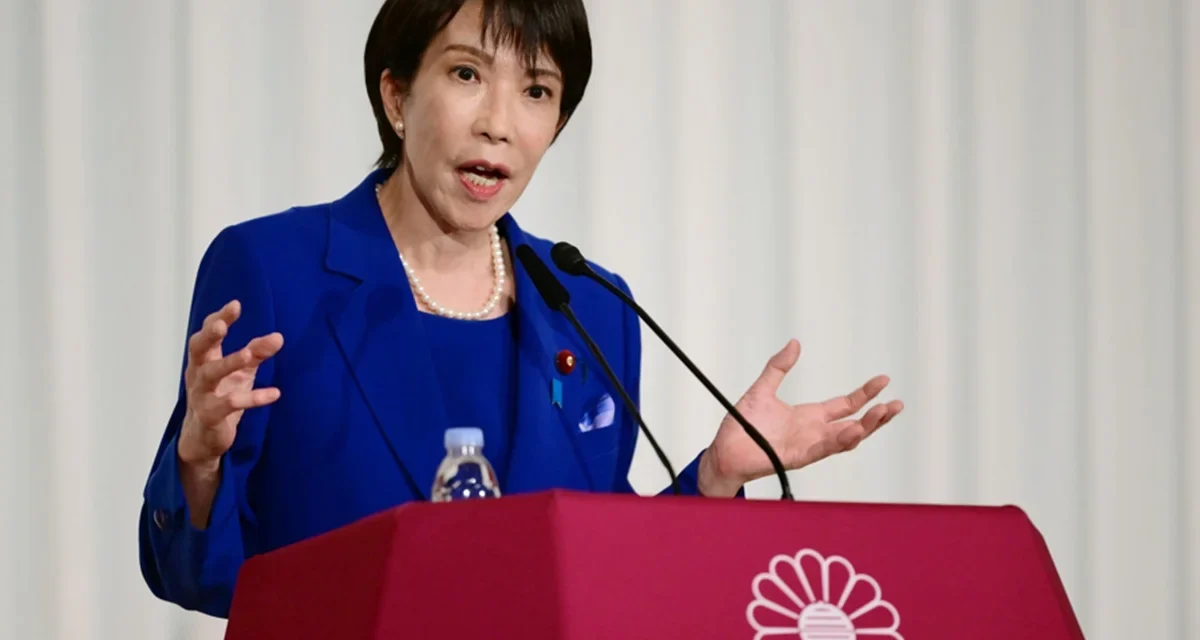 Sanae Takaichi é eleita primeira-ministra do Japão