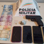 Polícia Militar prende casal por tráfico após denúncia anônima, em Formiga